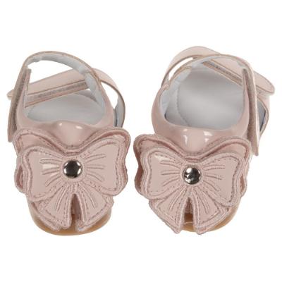 Picture of Caramelo Kids Girls Double Bow Embroidered Back Sandal - Pale Pink