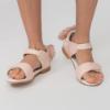 Picture of Caramelo Kids Girls Double Bow Embroidered Back Sandal - Pale Pink