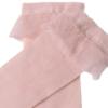 Picture of Abel & Lula Girls Sheer Socks With Tulle Ruffle - Pink