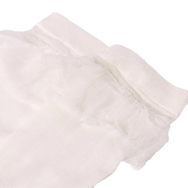 Picture of Abel & Lula Girls Sheer Socks With Tulle Ruffle - Ivory