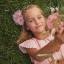 Picture of Abel & Lula Girls Flower Hair Clip - Pink