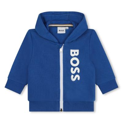 Picture of BOSS Toddler Boys Basic Logo Hoodie - Electric Blue