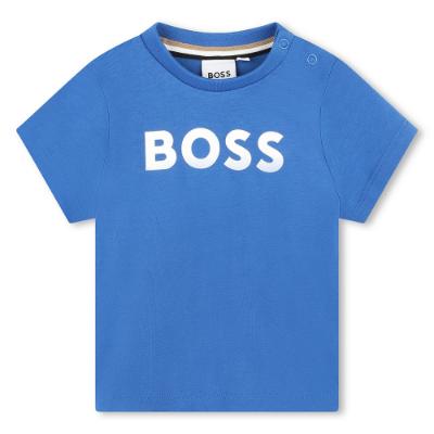 Picture of BOSS Toddler Boys Basic Logo T-shirt - Electric Blue