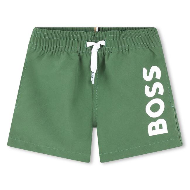 Picture of BOSS Toddler Boys Basic Logo Swim Shorts - Khaki