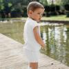 Picture of Rahigo Boys Summer Knit Shorts & Jumper Set X 2 - White