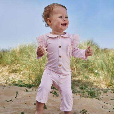 Picture of PRE ORDER Caramelo Kids Baby Girls Tulle Frill Sunsafe Onesie - Pink