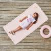 Picture of PRE ORDER Caramelo Kids Tulle Trim Beach Towel - Pink 