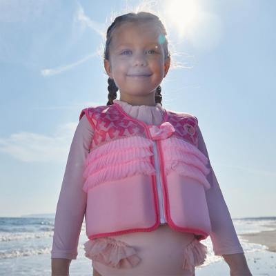 Picture of  Caramelo Kids Girls Safety Float Vest With tulle Layering - Fuschia Pink