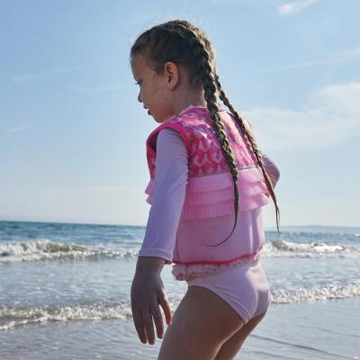 Picture of  Caramelo Kids Girls Safety Float Vest With tulle Layering - Fuschia Pink