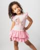 Picture of Caramelo Kids Girls Diamante Unicorn Dress - Pink