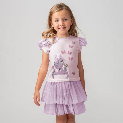 Picture of Caramelo Kids Girls Pearl Vanity Dress - Lilac