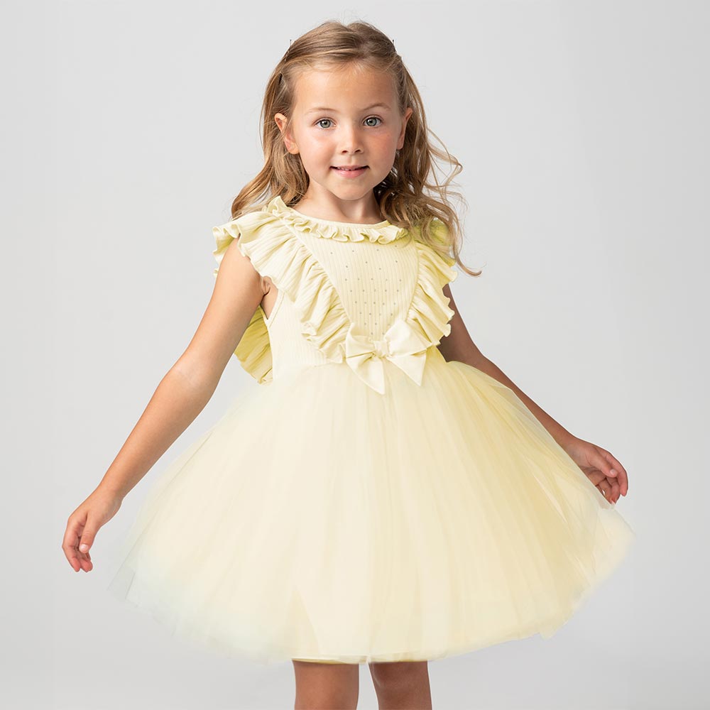 Lemon tulle dress hotsell