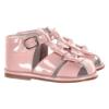 Picture of Borboleta Dina Double Fixed Bow Patent Sandal - Pink