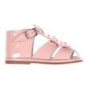 Picture of Borboleta Dina Double Fixed Bow Patent Sandal - Pink