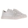 Picture of Borboleta Santiago Lace Up Leather Trainer - White