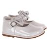 Picture of Borboleta Vitoria Detachable Bow Patent Mary Jane Shoe - White