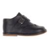 Picture of Borboleta Chico Gull Wing Front Leather Ankle Boot - Navy Blue
