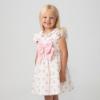Picture of Caramelo Kids Girls Summer Garden Dress With Large Bow - Ivory