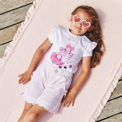 Picture of Caramelo Kids Girls Holiday Essentials Short Set - Pink