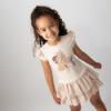 Picture of Caramelo Kids Girls Diamante Unicorn Dress - Mink Beige