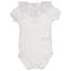 Picture of Calamaro Baby Summer Polka Dot Lace Ruffle Collar Bodysuit - White White