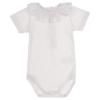 Picture of Calamaro Baby Summer Ruffle Collar Bodysuit - White 
