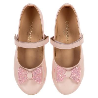 Picture of Caramelo Kids Girls Sparkle Bow Ballerina Shoe - Pink