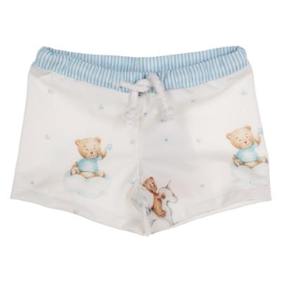 Picture of Meia Pata Boys Teddy Lycra Swim Shorts - Blue