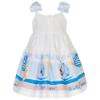 Picture of Balloon Chic Girls Summer Ocean Adventure Dress - White Blue Red