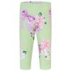 Picture of Balloon Chic Girls Summer Lace Tunic & Floral Legging Set - White Pale Green Lilac