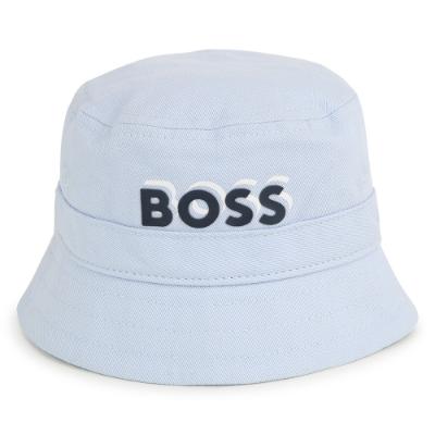 Picture of BOSS Baby Boys Logo Bucket Hat - Blue