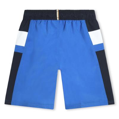Picture of BOSS Boys Colourblock Swim Shorts - Electric Blue