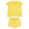 Picture of Rahigo Girls Summer Raised Knit Shorts & Jumper Set X 2 - Lemon