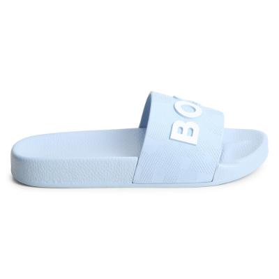 Picture of BOSS Boys Classic Logo Sliders - Pale Blue