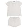 Picture of Rahigo Girls Summer Raised Knit Shorts & Jumper Set X 2 - White