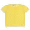 Picture of Rahigo Boys Summer Raised Knit Jampants & Jumper Set X 2 - Lemon White