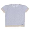 Picture of Rahigo Boys Summer Raised Knit Jampants & Jumper Set X 2 - Baby Blue Cream