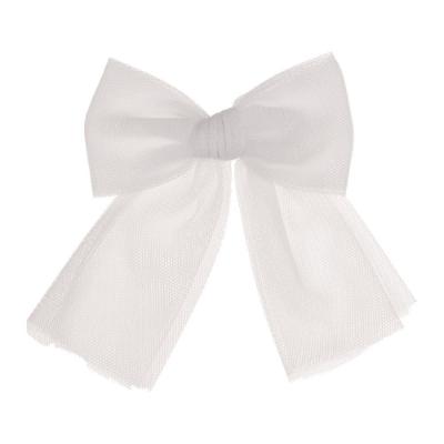 Picture of Rahigo Girls Tulle Bow Hairclip - White