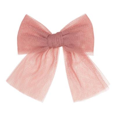 Picture of Rahigo Girls Tulle Bow Hairclip - Dusky Pink