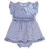 Picture of Rahigo Girls Summer Knit Dress & Pants Set X 2 - Sky Blue 
