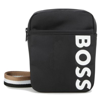 Picture of BOSS Boys Logo Cross Body Bag - Black