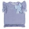 Picture of Rahigo Girls Summer Knit Ruffle Jumper & Shorts Set X 2 - Sky Blue