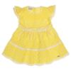 Picture of Rahigo Girls Summer Knit Openwork Dress & Pants Set X 2 - Lemon White