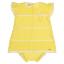 Picture of Rahigo Girls Summer Knit Openwork A Line Dress & Pants Set X 2 - Lemon White