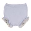 Picture of Rahigo Girls Summer Knit Openwork A Line Dress & Pants Set X 2 - Baby Blue Cream