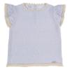 Picture of Rahigo Girls Summer Knit Openwork Jampant Romper & Jumper Set X 2 - Baby Blue Cream