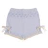 Picture of Rahigo Girls Summer Knit Openwork Jumper & Shorts Set X 2 - Baby Blue Cream