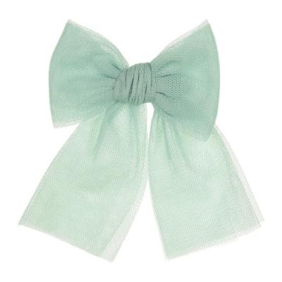 Picture of Rahigo Girls Tulle Bow Hairclip - Mint Green