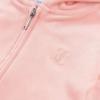 Picture of Juicy Couture Girls Summer Tonal Zip Through Velour Hoodie - Peach Amber