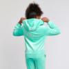 Picture of Juicy Couture Girls Summer Diamante Zip Through Velour Hoodie - Turquoise